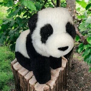 Gund Plush Panda Bear Baby Stuffed Animal World Wildlife Nursery Decor Shower 8"